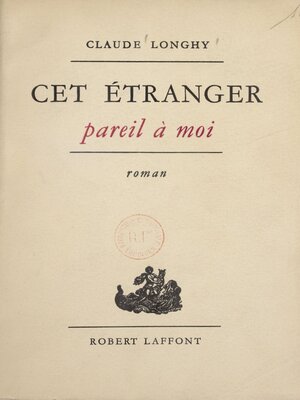 cover image of Cet étranger pareil à moi